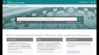 Information ProQuest Supreme Court Insight News