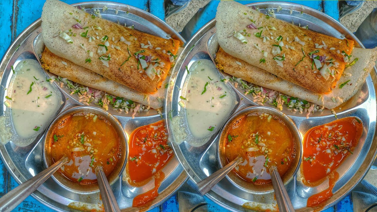 Paneer Butter Masala Dosa @60 rupees only || Chennai Hyderabadi Special Dosa || Delhi Street Food