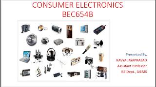 Consumer Electronics - BEC654B- Module 1- Microphones and Loudspeakers