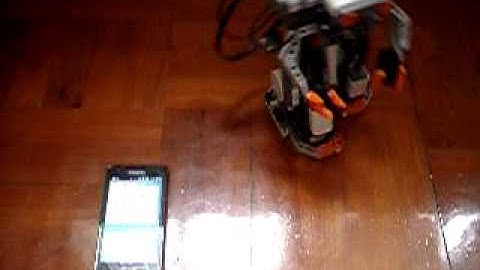 LEGO Mindstorms NXT robot controlled by NXTPad for Android