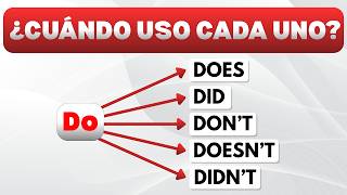 Deja de MEMORIZAR | DO, DOES, DID, DON’T, DOESN’T y DIDN’T por separado
