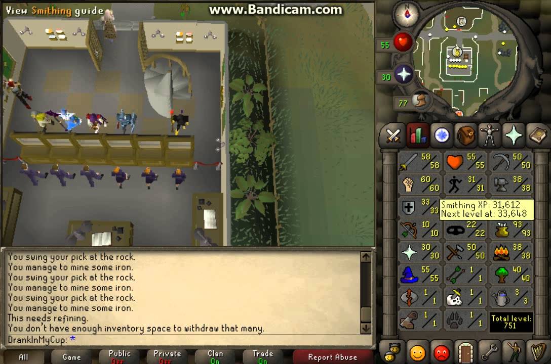 RS 2007 | How to train magic and smithing fast and cheap | HD