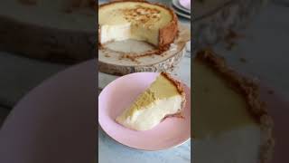 Cheesecake SUPER CREMOSA!! Receta completa en mi canal de Youtube #short #cheesecake #tartadequeso