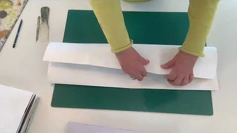 Create a fabulous square concertina book from one ...