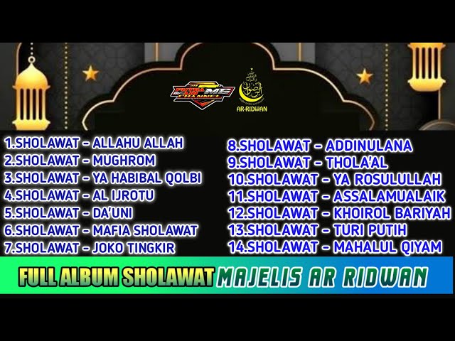 FULL ALBUM SHOLAWAT MAJELIS AR RIDWAN 2 JAM NONSTOP class=