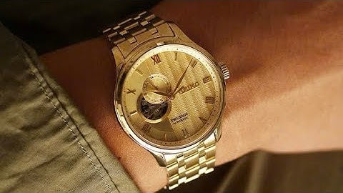 SARY264 Seiko Presage Vàng Sâm Panh Đẹp, Sang Trọng💥Đẳng Cấp trên tay