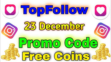 23 December Top Follow Promocode Today Top Follow Promo Code Top Follow Code | Active Niraj