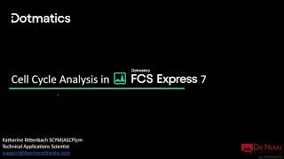 DNA Cell Cycle Analysis for FCS Express 7