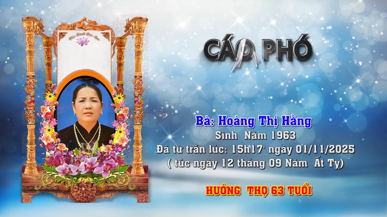LỄ TANG BÀ HOÀNG THỊ HẰNG SINH 1963