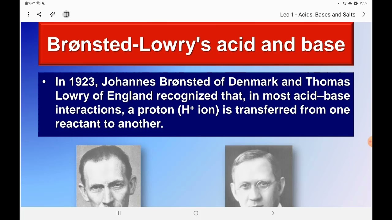Lec1-Acids, Bases and Salts (المرحلة الاولى_طب الاسنان )