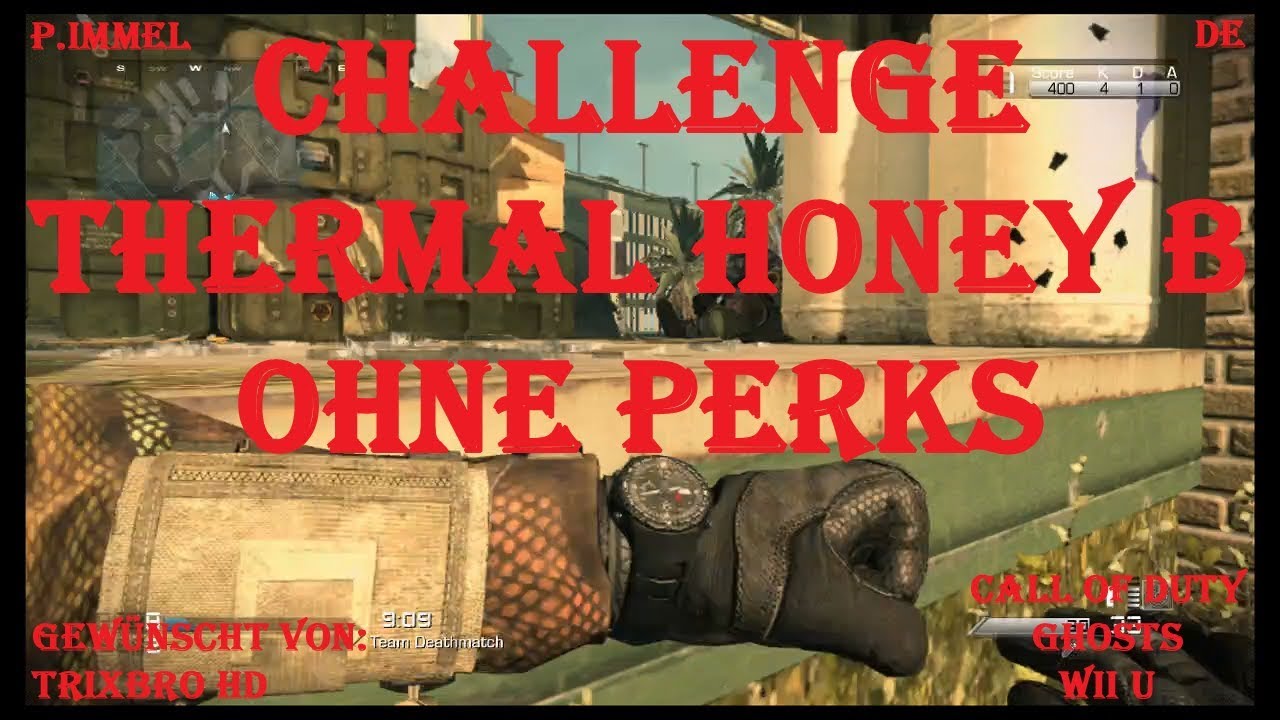 HERAUSFORDERUNG THERMAL HONEY BADGER OHNE PERKS - [CoD Ghosts Wii U] WiiMote GP (DE) #2