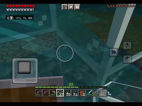【7日目】最初の拠点の上にも水に囲まれた場所を作る。【マイクラ映像のみ】出張中にエンダードラゴンまで倒せるかな？