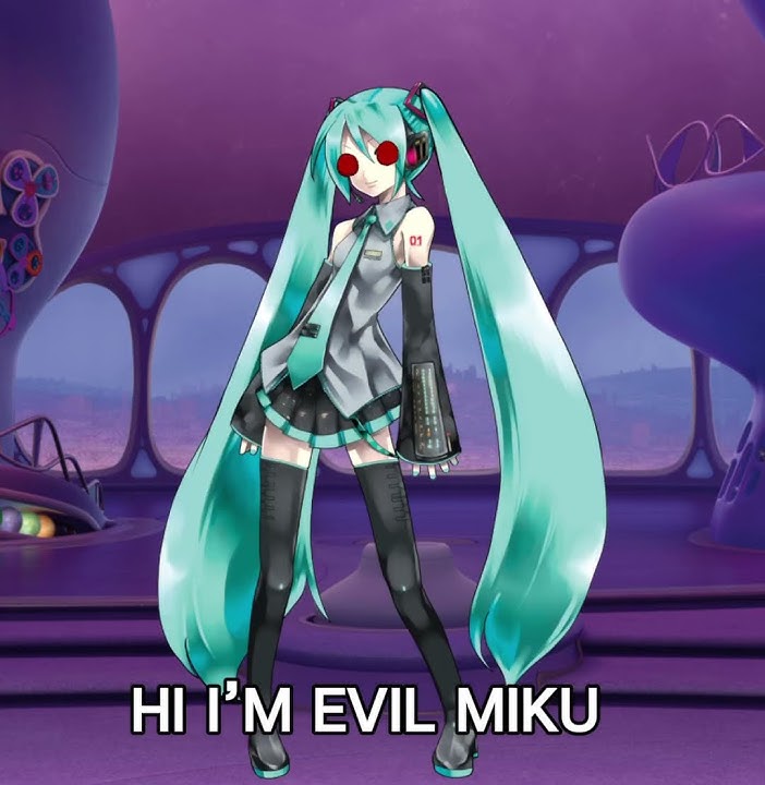 EVIL VOCALOID SONG 😈😈 #hatsunemiku #vocaloid #trending #lol #funny
