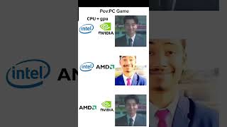POV PC GAME || #viral #intel #amd #nvidia
