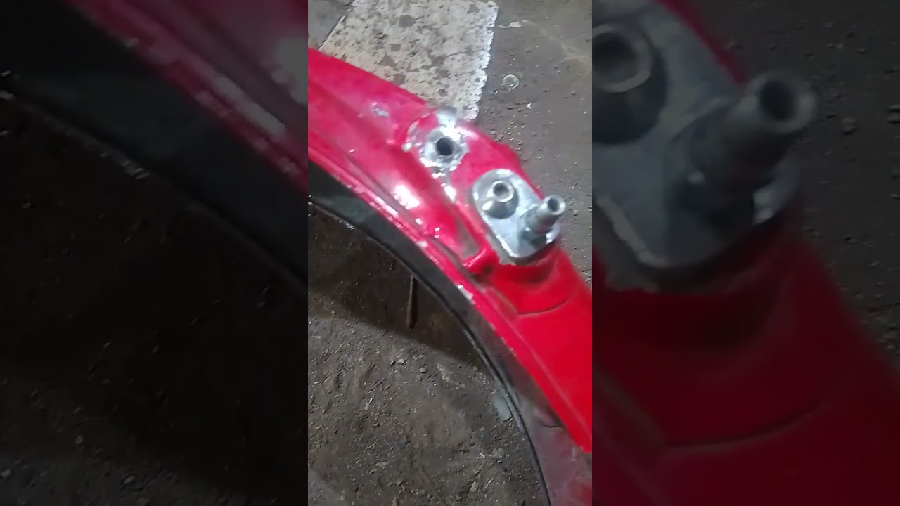 bikin dudukan lampu sein custom.. 