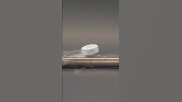 Watch this superconductor hover around in mid-air!
