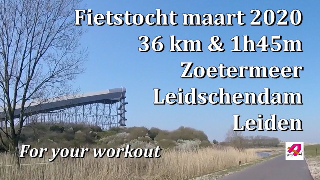 Cycling workout Zoetermeer - Leidschendam - Leiden 36 km & 1h:45m