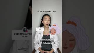 Does Makeup Cause Acne? #dermatologist Explains in #shorts