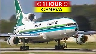 1 Hour of Plane Spotting at GENEVA (1997)