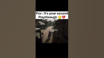 RDR 2 second playthrough😔#rdr2 #arthurmorgan #reddeadredemption #memes