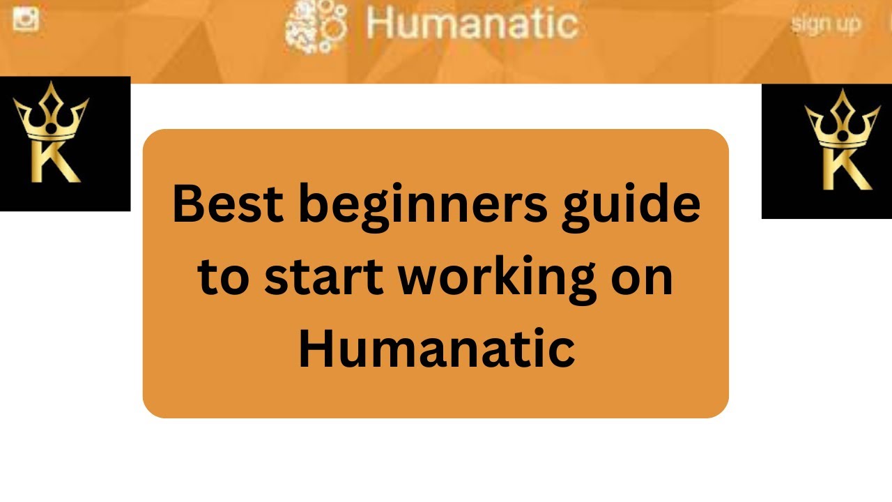 Best Beginner's guide for Humanatic
