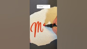 Writing My Subscribers Names on Paper || May #shorts #letteringbymustf