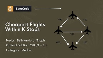 Leetcode-787 . Cheapest Flight Within K Stops | Bellman-Ford Algorithm