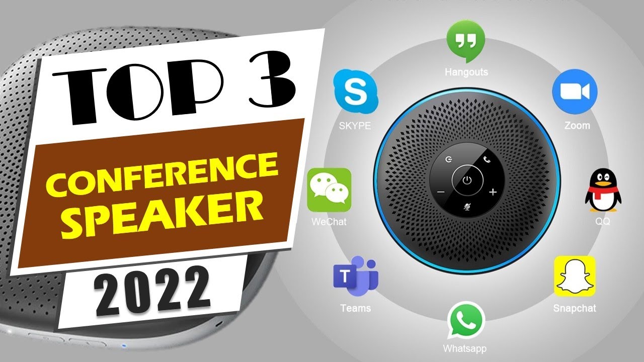 Top 3 Best Bluetooth Conference Speaker Review of [2022]
