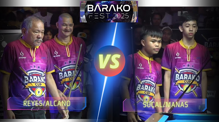 REYES/ALCANO VS SUCAL/MANAS | BARAKOFEST 9-BALL EXHIBITION GAME | RACE TO 11 #billiards #highlights
