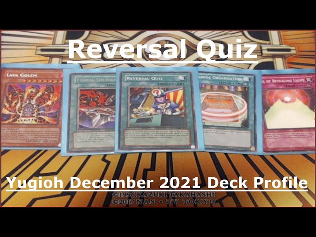 Reversal Quiz Yugioh Deck Profile (December 2021) - YouTube Reversal Quiz Yugioh Deck Profile (December 2021) - YouTube