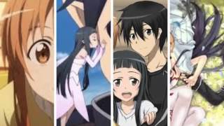 Sword Art Online Kirito Asuna And Yui