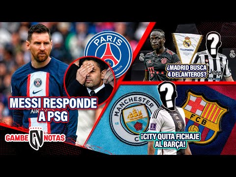 ¡MESSI CONTESTA al PSG! | Los 4 MEGA DELANTEROS que QUIERE el Madrid🤯 |CITY QUITARÍA CRACK al Barça😱