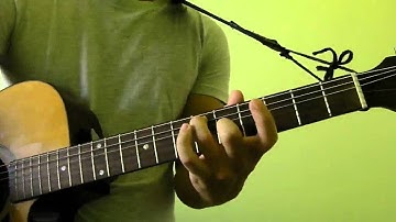 How to Press and Play  G#7 (G sharp seven) or Ab7 (A flat seven) Guitar Bar Chord