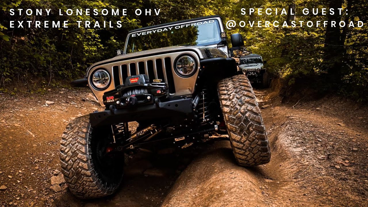 Jeeps Tackle Extreme Trails at Stony Lonesome Offroad Park!!