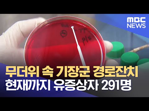 무더위 속 기장군 경로잔치 현재까지 유증상자 <strong>291명</strong> (2022.06.20/뉴스데스크/부산MBC)