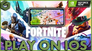 Play Fortnite on IOS - iPhone or iPad using Geforce Now and Bluetooth Controller.