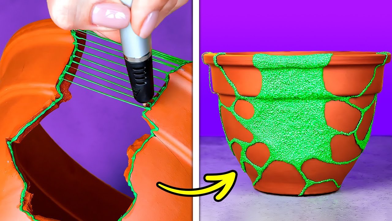 Coolest 3D-Pen DIYs And Glue Gun Ideas || Mini Crafts, Repair Tips And DIY Jewelry