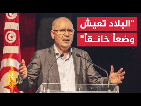 تونس.. اتحاد الشغل يرفض المسار السياسي وجبهة الخلاص: رحيل الرئيس أمر ضروري
