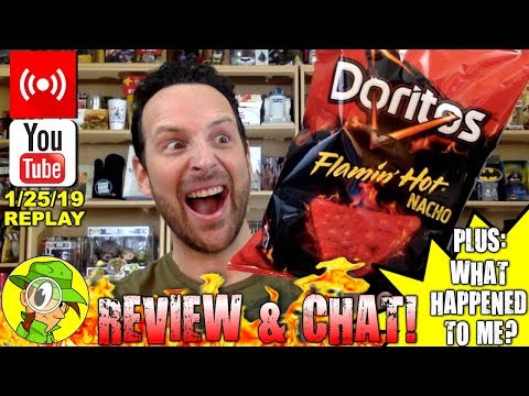 Doritos® Flamin&rsquo; Hot® Nacho Review | Livestream Replay 1.25.19 🕵️💬🔥