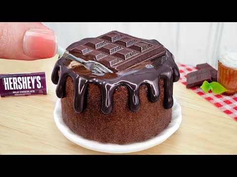 Satisfying Miniature Chocolate Cake Decorating Tutorials with Hershey 🎂 Easy Mini Yummy Recipe