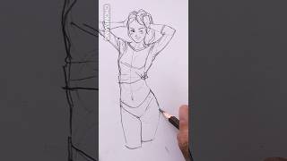 Body drawing process #art #drawing #sketch #chommang