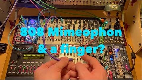An 808, a Mimeophon, and finger madness!