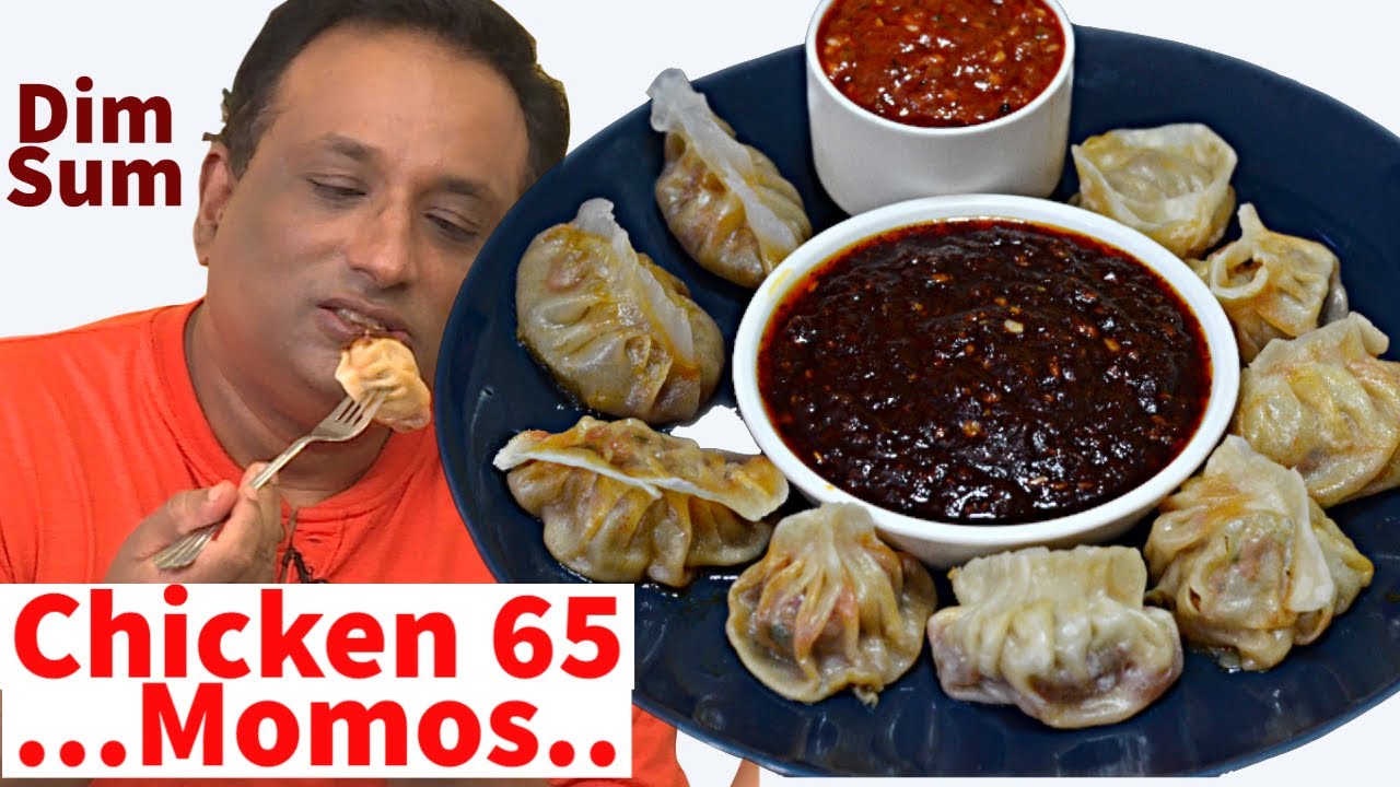 Chicken 65 Momos Recipe - Easy Chicken Momos With Indian Flavors  Home made | Vahchef - VahRehVah