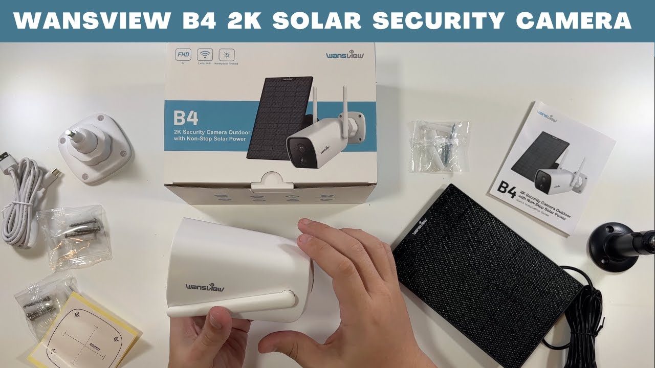 Wansview B4 2K Solar Powered Security Camera Review 