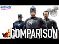 Hot Toys Captain America Avengers Endgame D23 Expo Comparison Video
