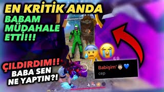 BABA SEN NAPTIN | MAÇIN EN KRİTİK NOKTASINA BABAM MÜDAHALE ETTİ | Free Fire