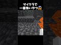 マイクラで一番怖いやつ😱