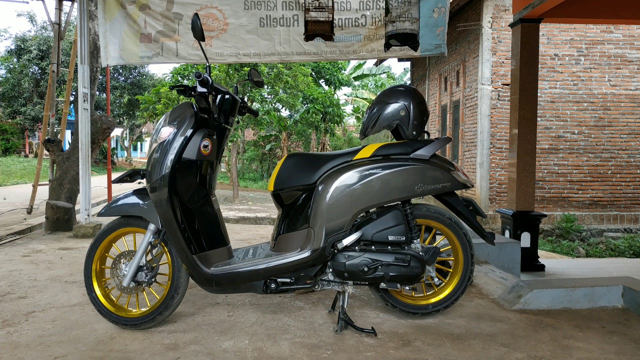 Modifikasi Scoopy Velg Andong OPREK MOTOR