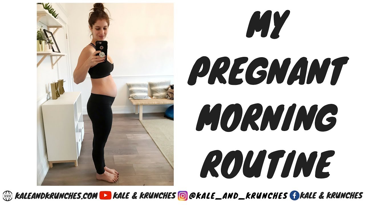 My Pregnant Morning Routine | VLOG - YouTube