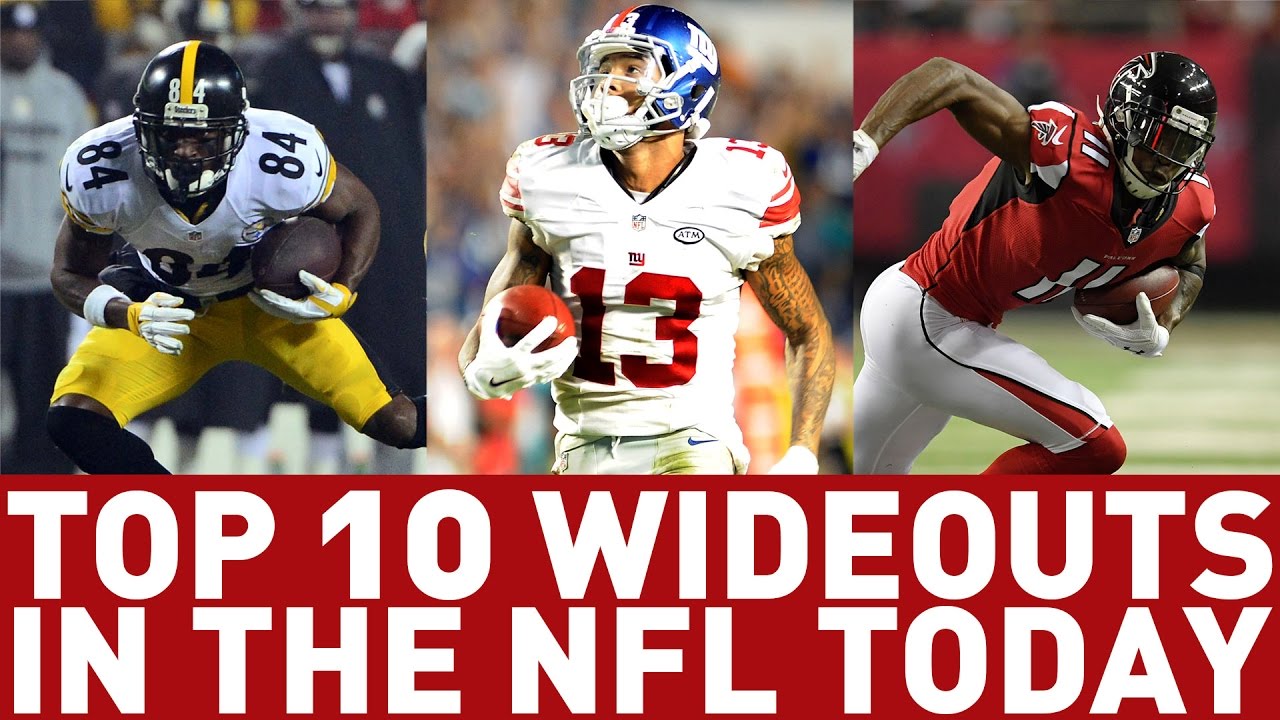 TOP 10 WIDE RECEIVERS IN THE NFL 2017 NFL TOP TENS YouTube